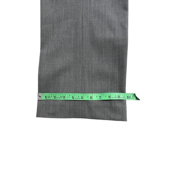 Lafayette 148 NY Gray Wool Straight Leg Dress Pants - 10 - Picture 6 of 7